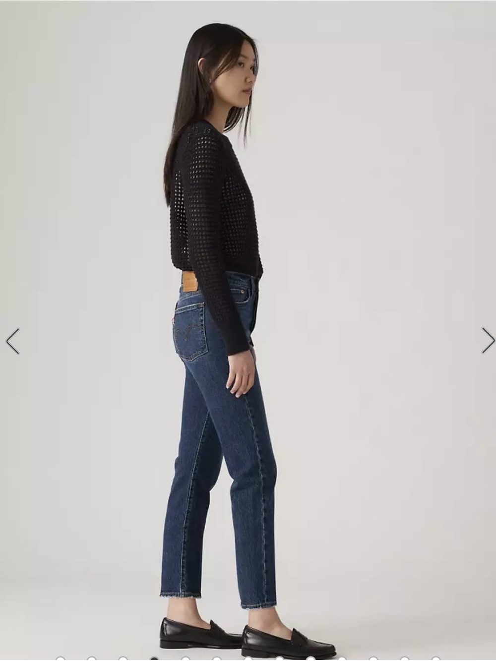 Levi's Denim Wedgie Straight Ankle Streetwear Jeans High rise Button Fly 26x28 - Picture 4 of 15